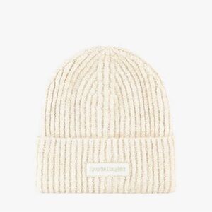 Favorite Daughter Logo Patch ribbed beanie, NWT